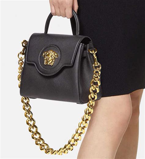 borsa blu elettrico versace|Borse VERSACE da Donna .